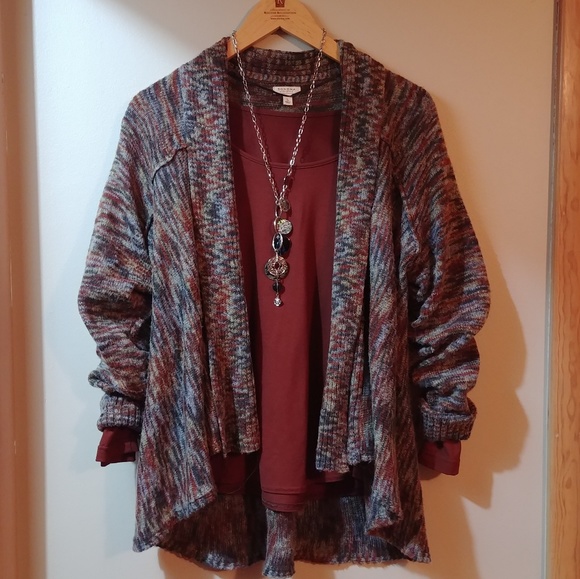 Sonoma Sweaters - Sweater Hi-Lo Cardigan